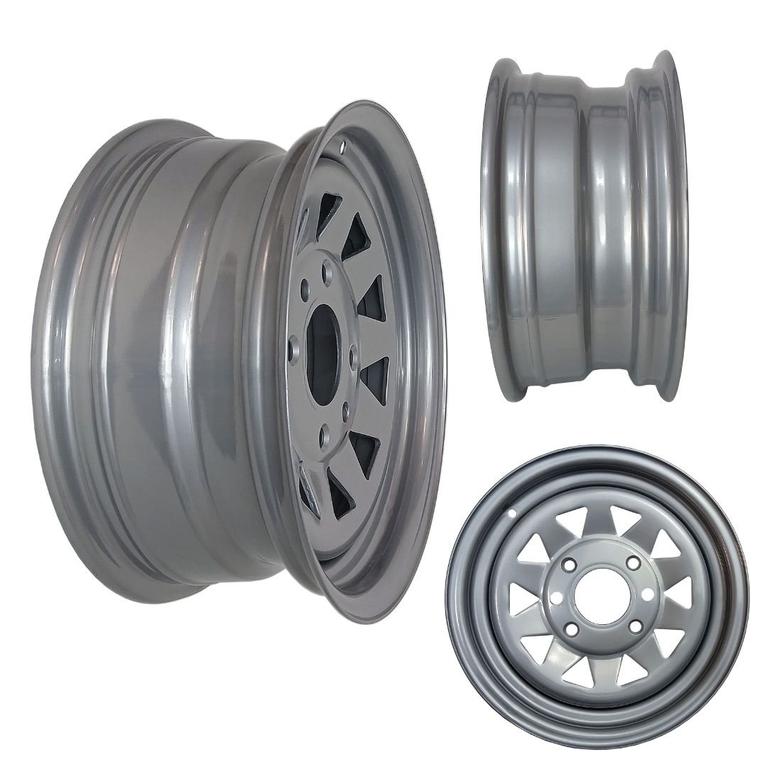 Rodas de Aço Para Buggy, Reboques e Carretas - Janelas Triangulo
