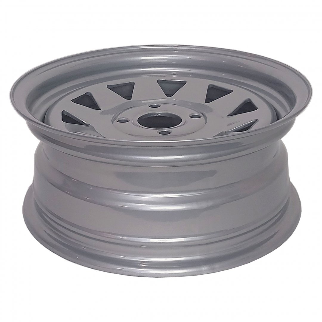 Rodas de Aço Para Reboques e Carretas Com Aplicação 4X100 - Janelas Triangulo 