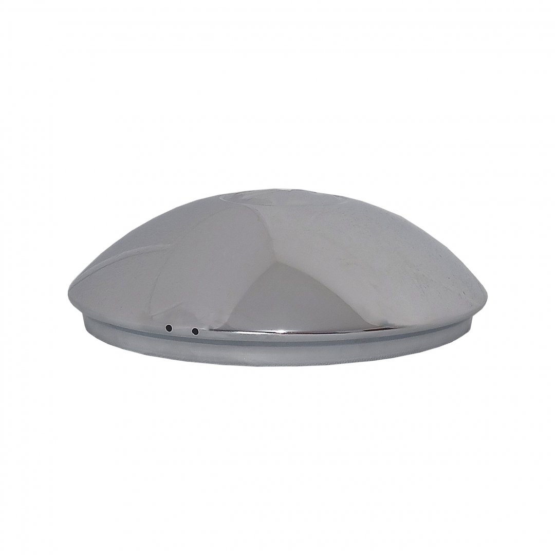 Calota Centro Para Fusca 5 Furos E Kombi Cromada Abaulada