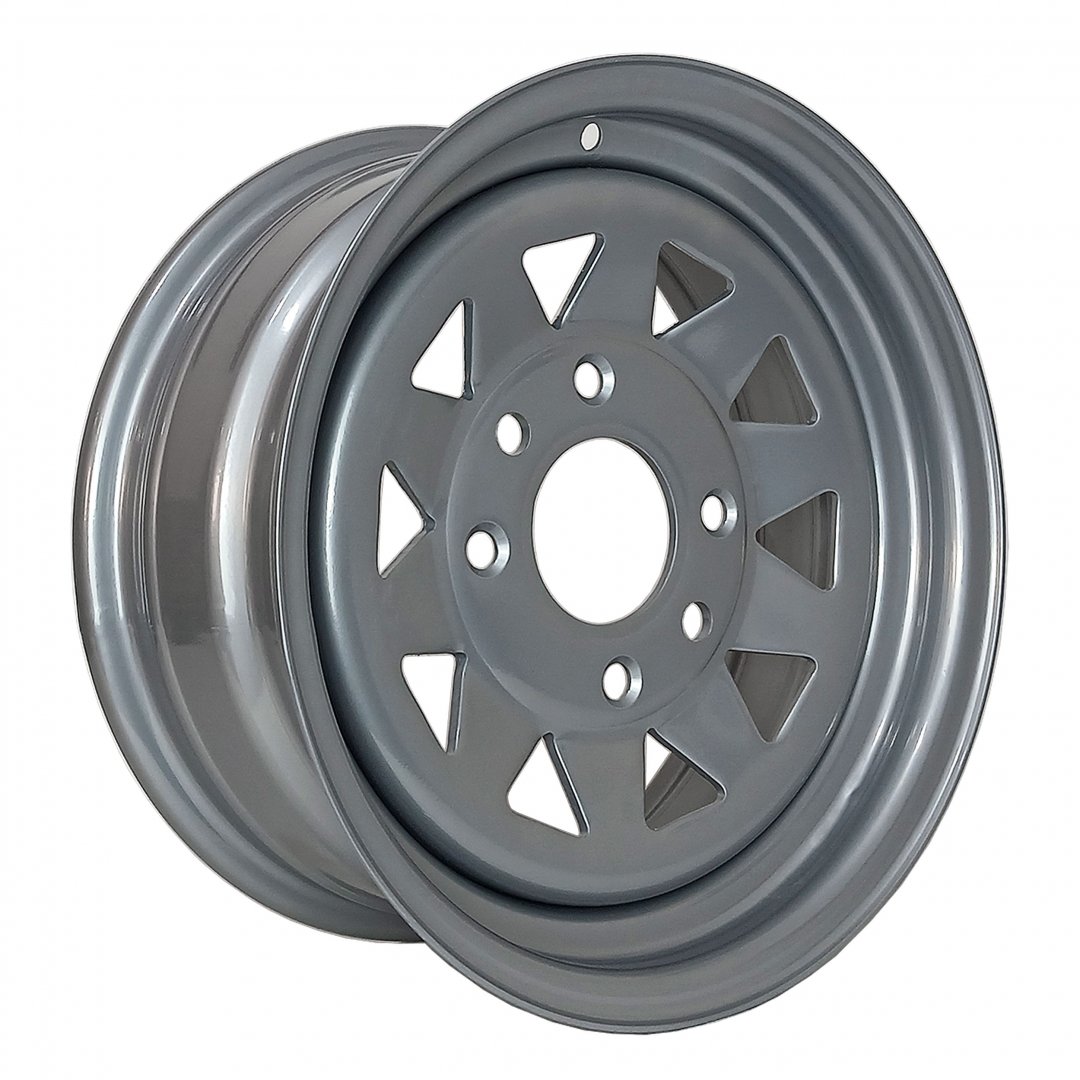 Rodas de Aço Para Buggy, Reboques e Carretas - Janelas Triangulo