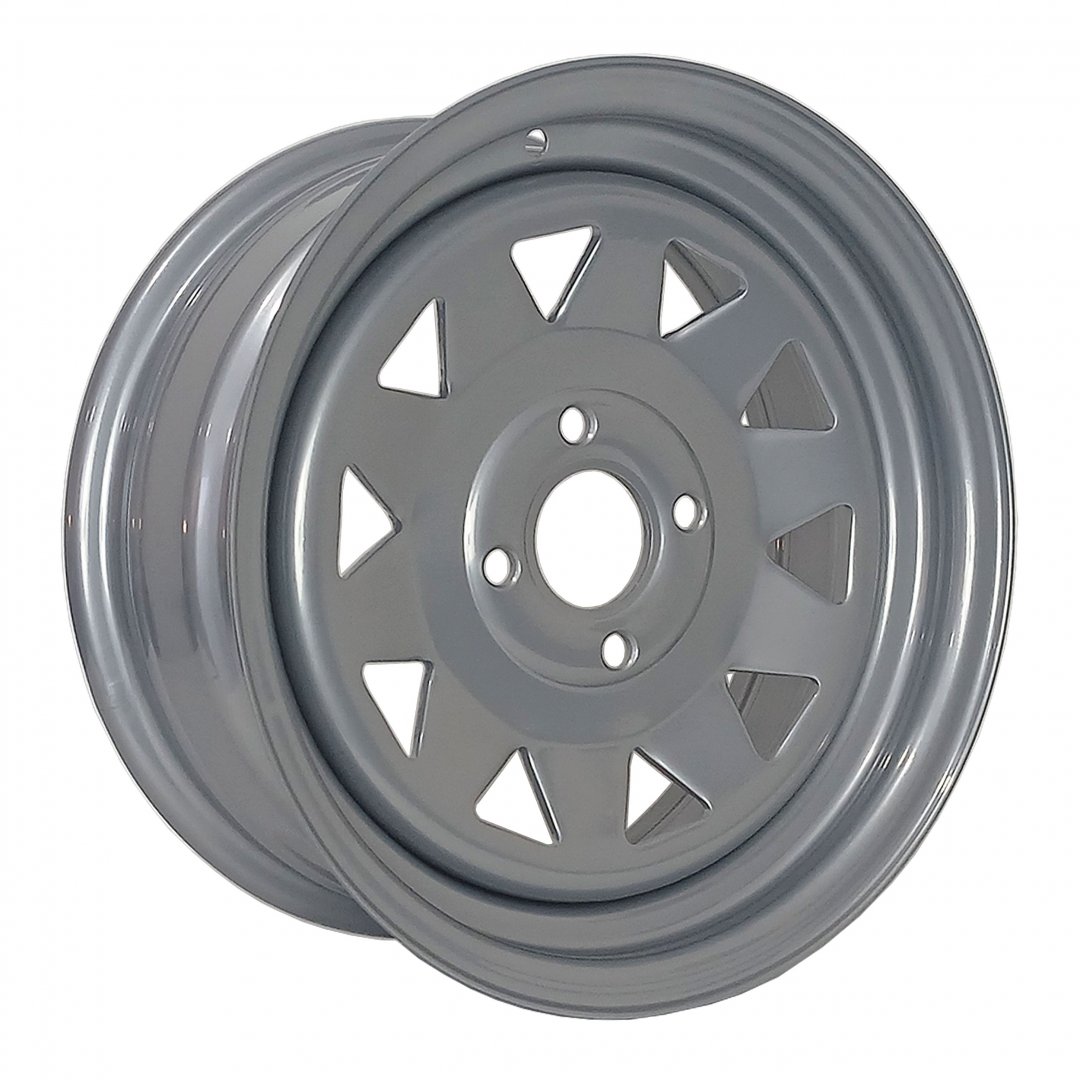 Rodas de Aço Para Reboques e Carretas Com Aplicação 4X100 - Janelas Triangulo 