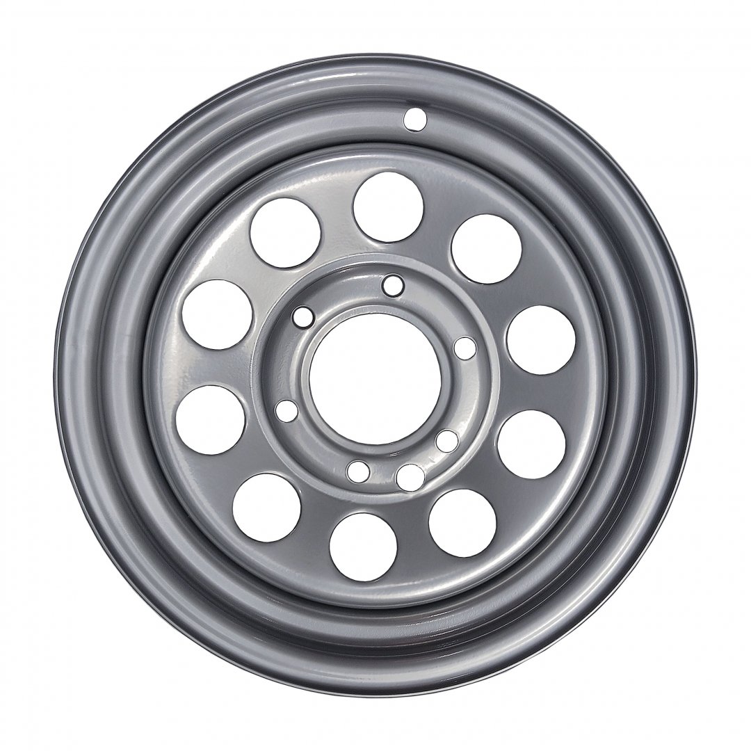Roda de Aço para Caminhonete A10, C10 e D10 - Janelas Bola