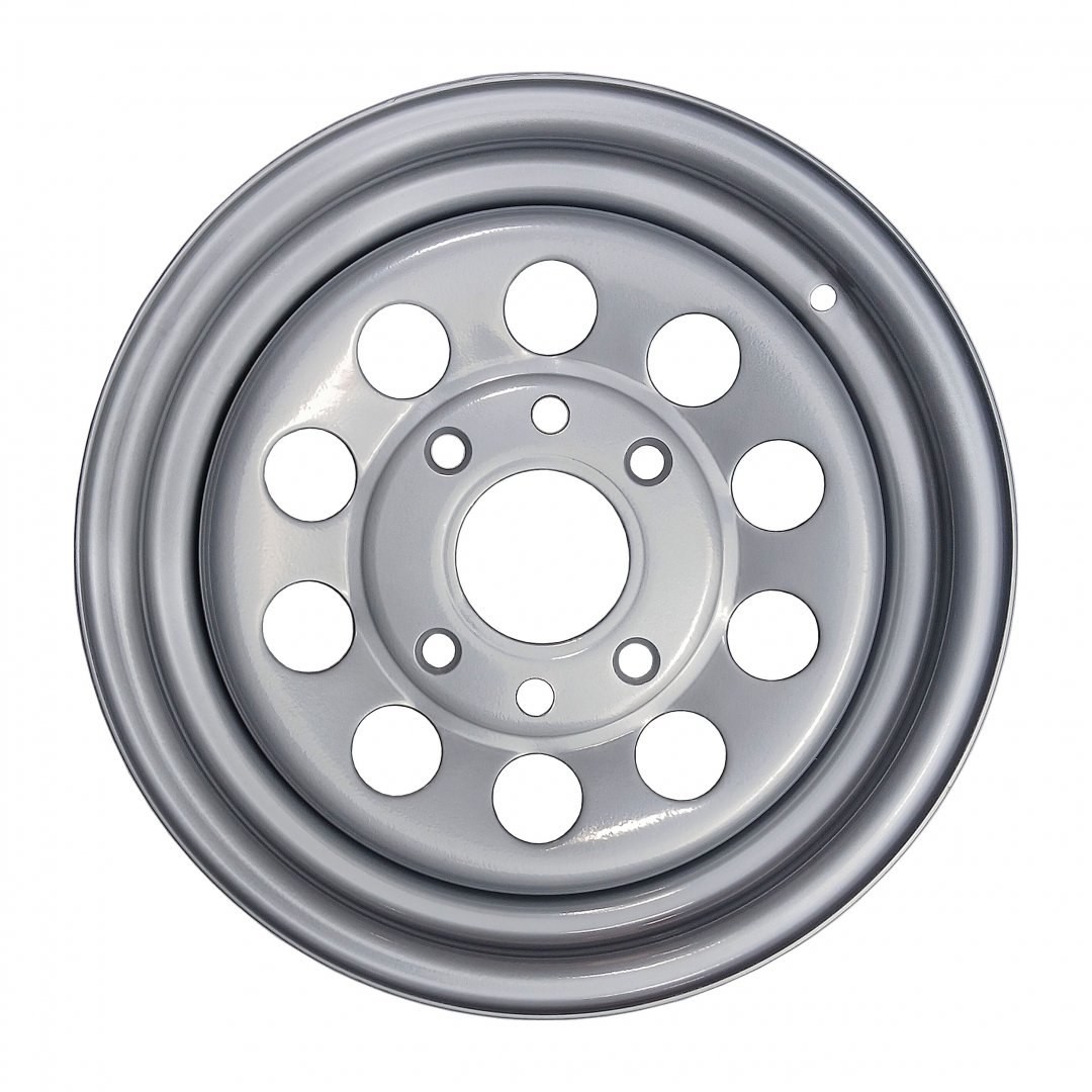 Rodas de Aço Para Buggy, Reboques e Carretas - Janelas Bola