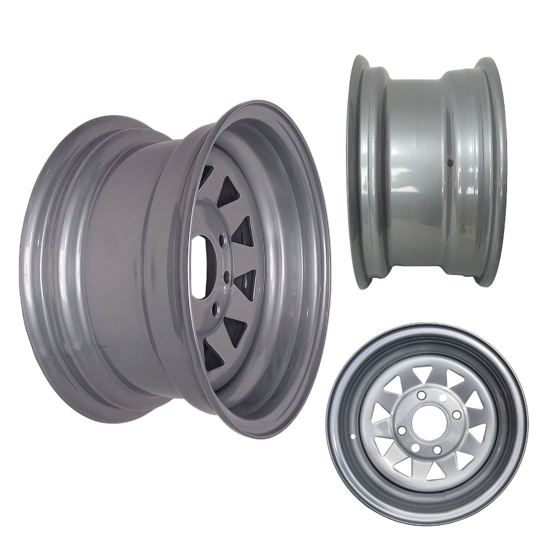 Rodas de Aço Para Buggy, Reboques e Carretas - Janelas Triangulo