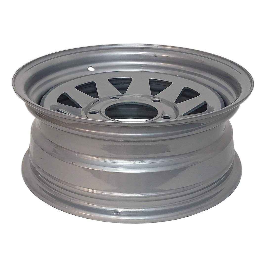 Roda de Aço Para Caminhonetes 5 Furos Modelo F1000 - Janela Triângulo