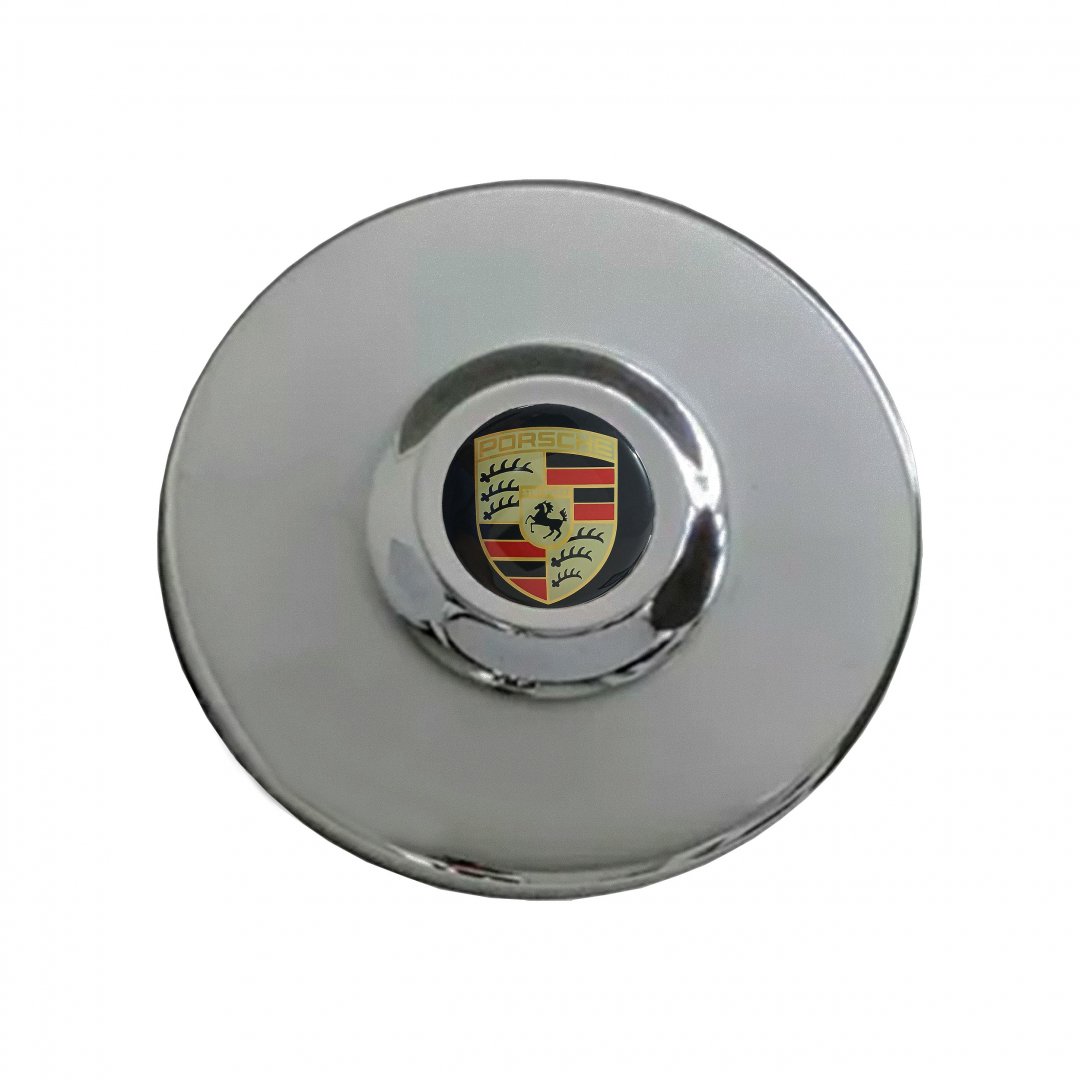 Calota Cromada de Ferro Porsche