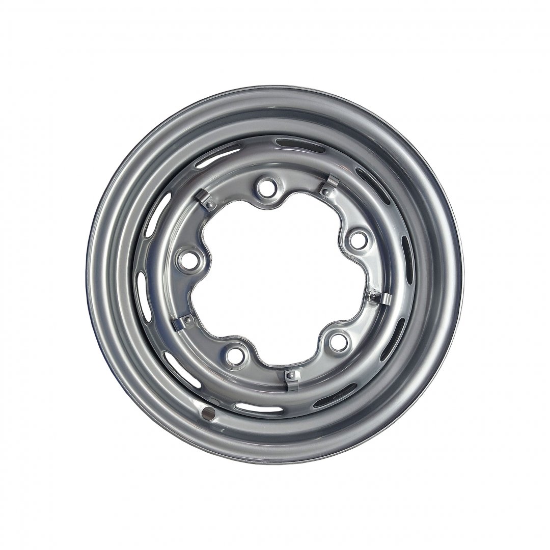 Roda de Aço para Fusca 5 Furos Com Janelas