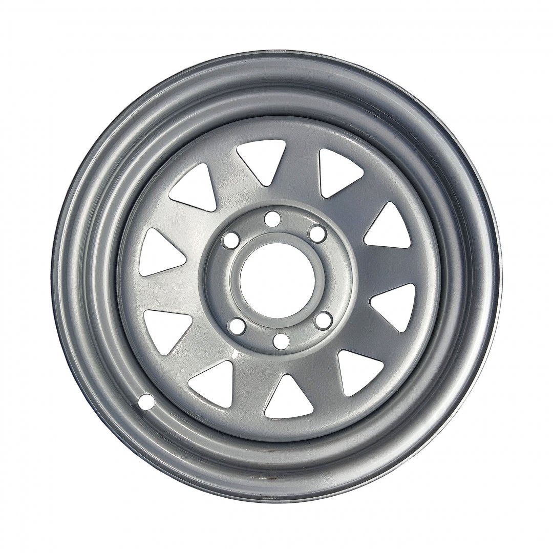 Rodas de Aço Para Buggy, Reboques e Carretas - Janelas Triangulo