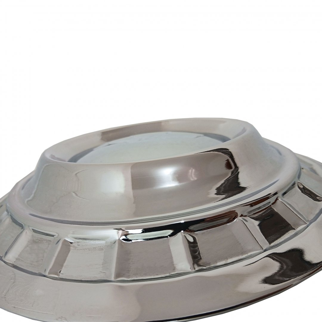 Calota de Ferro Cromada Chevrolet com Emblema