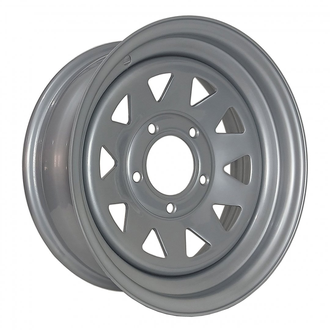 Roda de Aço para Caminhonete 5 Furos Modelo F1000 - Janelas Triângulo