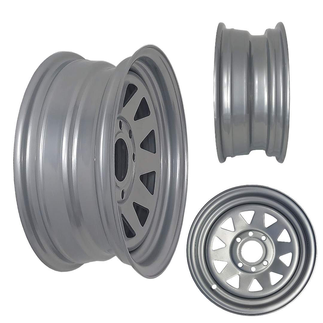 Rodas de Aço Para Buggy, Reboques e Carretas - Janelas Triangulo